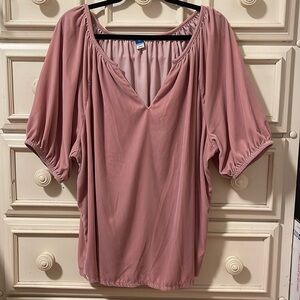 Nwot Old Navy Women's Velvet Swing Blouse.